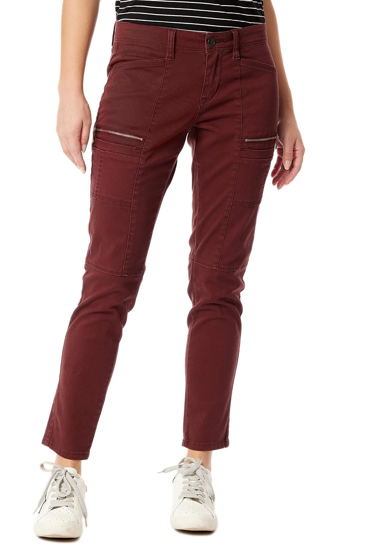 Claire Skinny Zip Cargo Pant sold by UNIONBAY