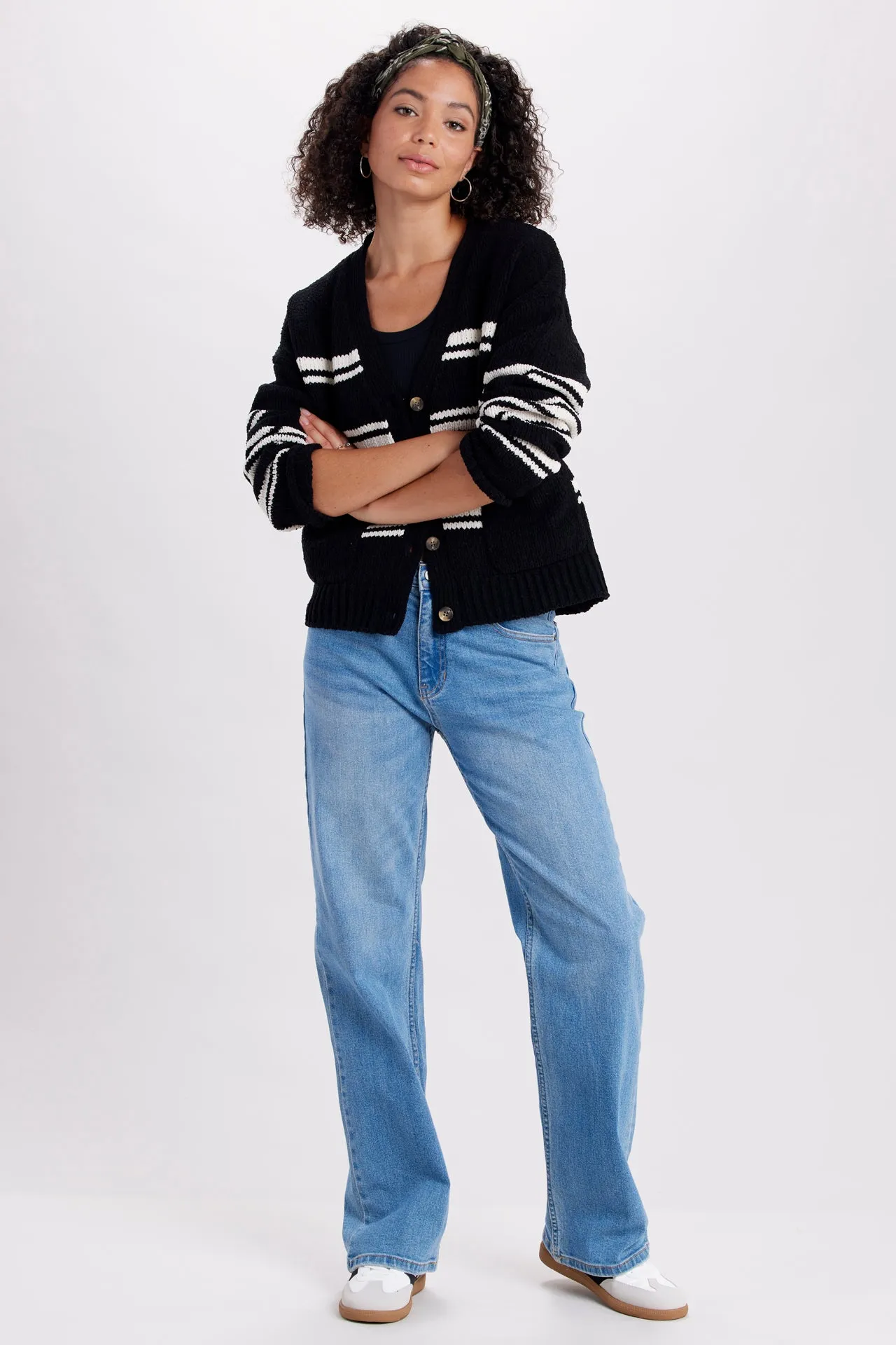 Stonewall Stripe Chenille Cardigan sold by UNIONBAY product image thumbnail 2