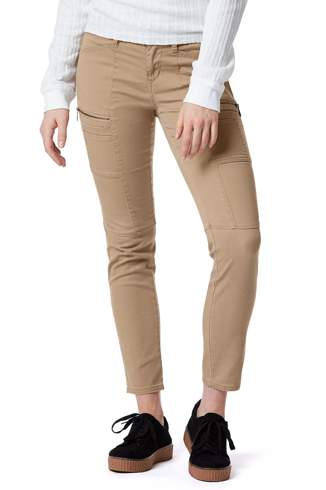 Claire Skinny Zip Cargo Pant sold by UNIONBAY