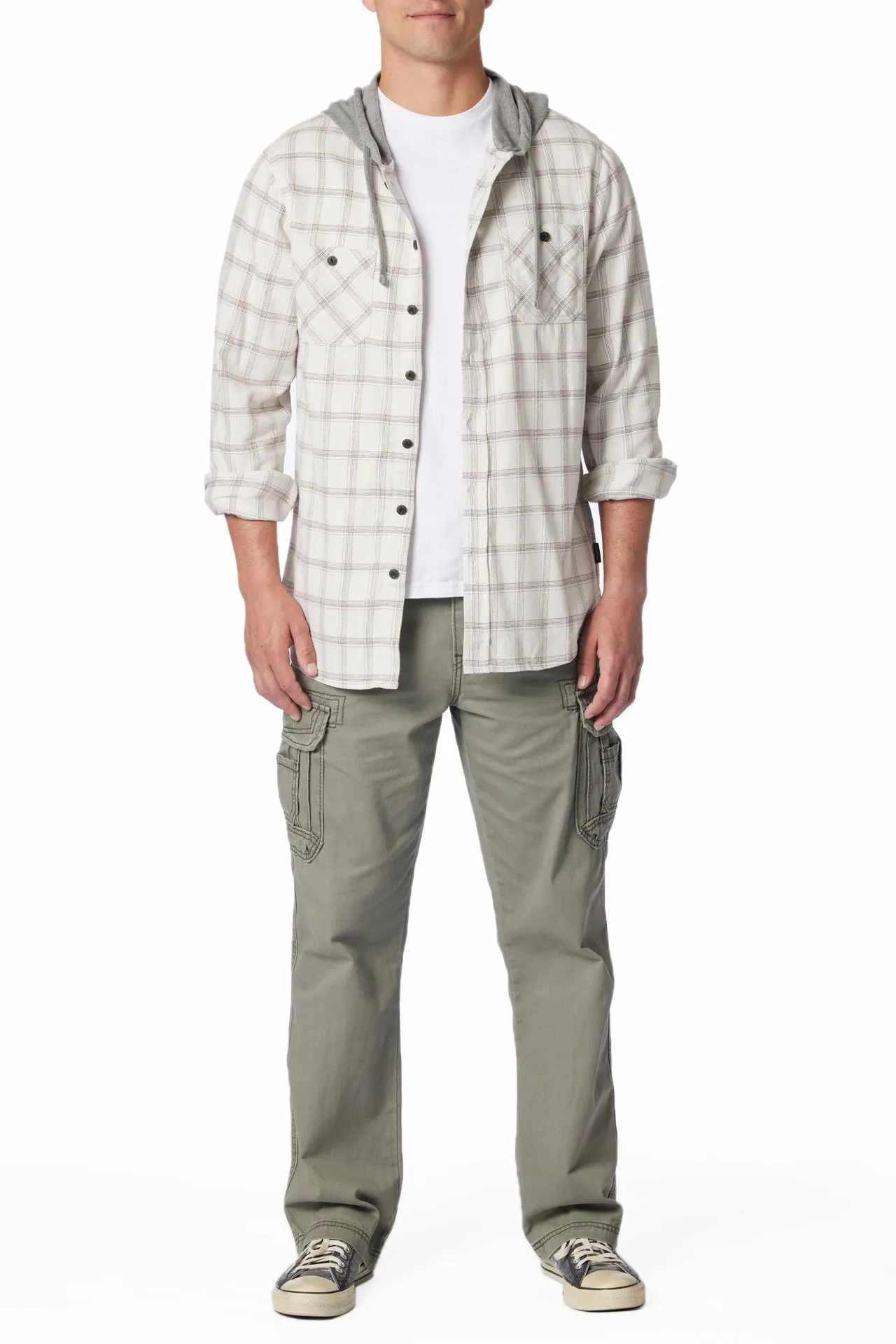 Switchback Flannel Hoodie sold by UNIONBAY product image thumbnail 2