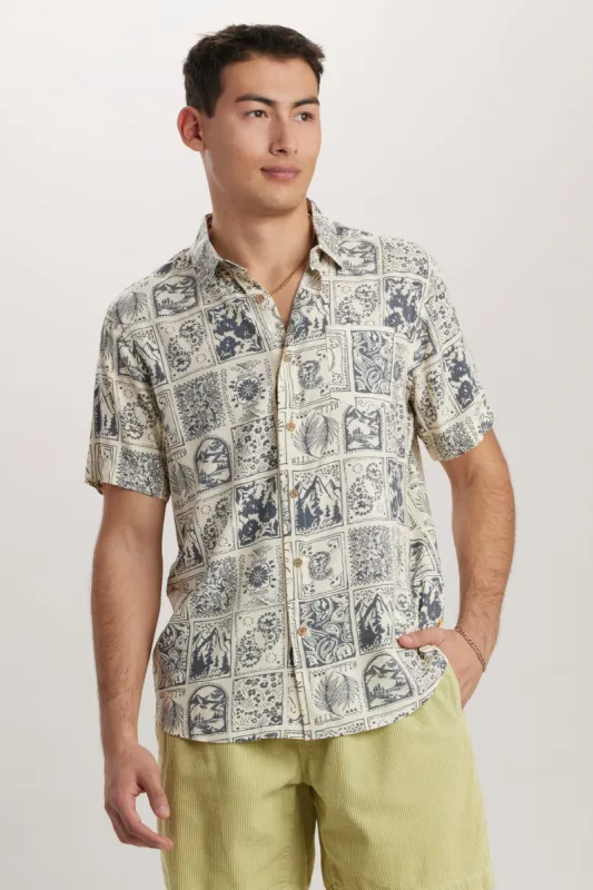 Poolside Rayon Button-Up Shirt sold by UNIONBAY