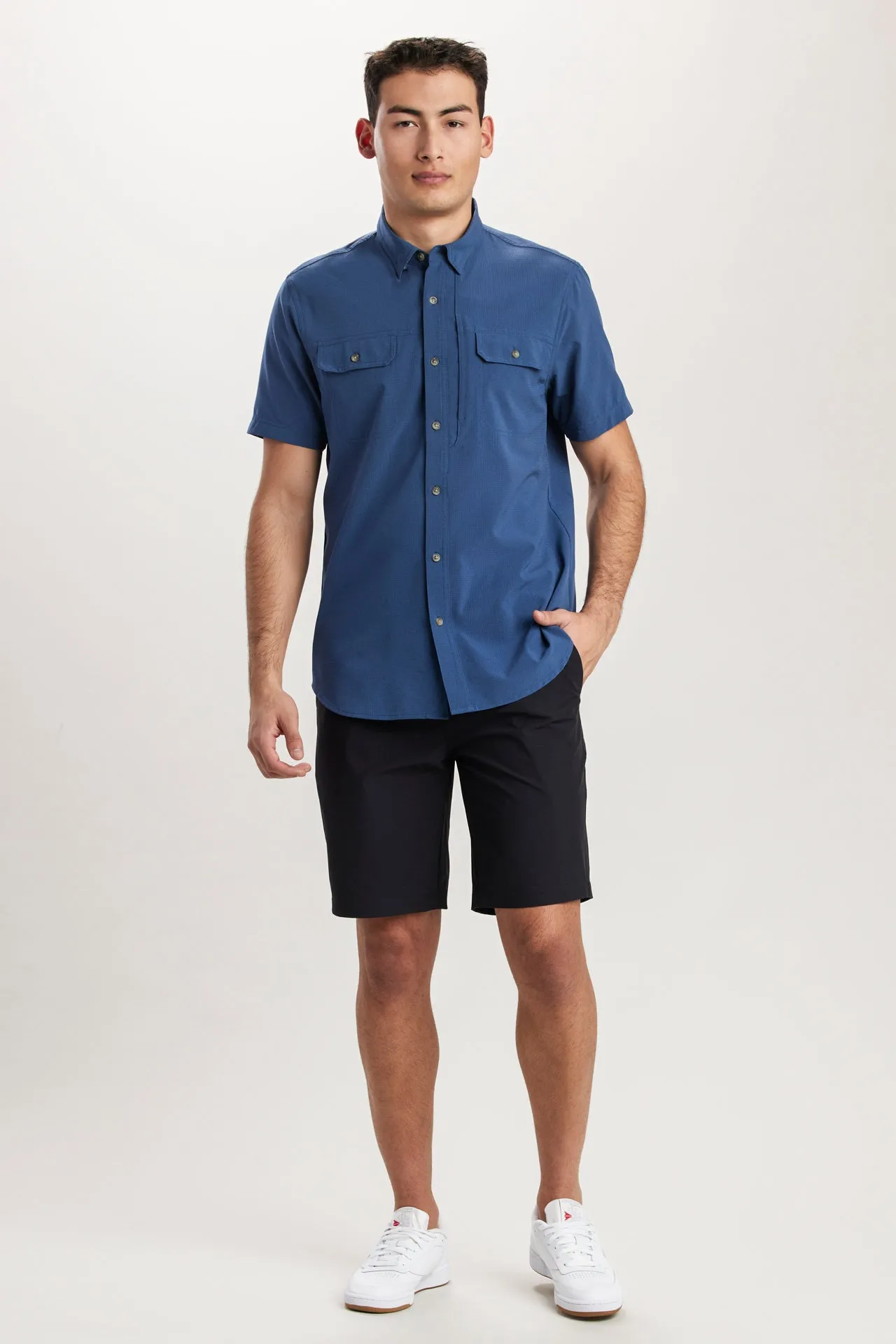 UB Tech Mesh Button-Up Shirt sold by UNIONBAY product image thumbnail 4