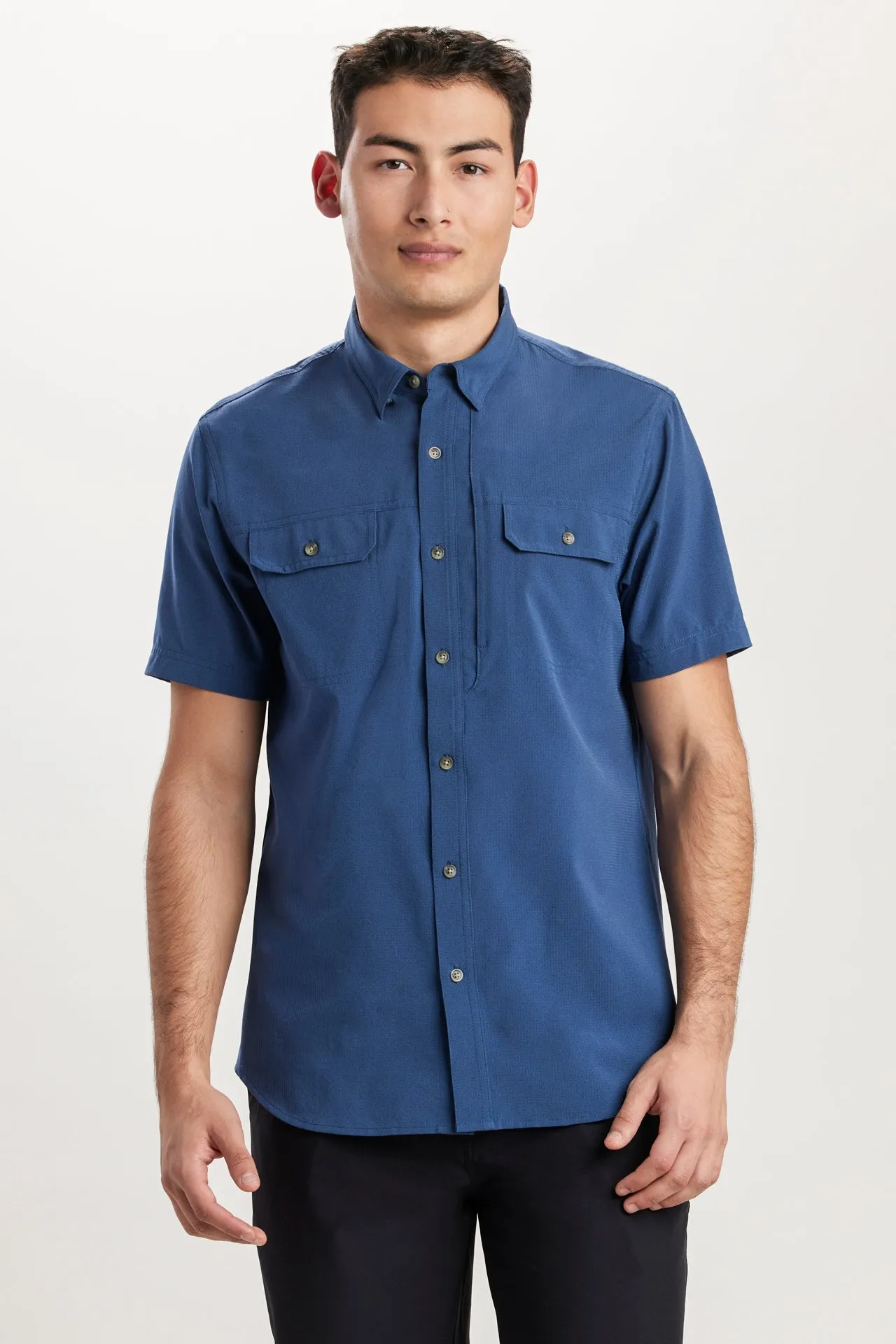 UB Tech Mesh Button-Up Shirt sold by UNIONBAY