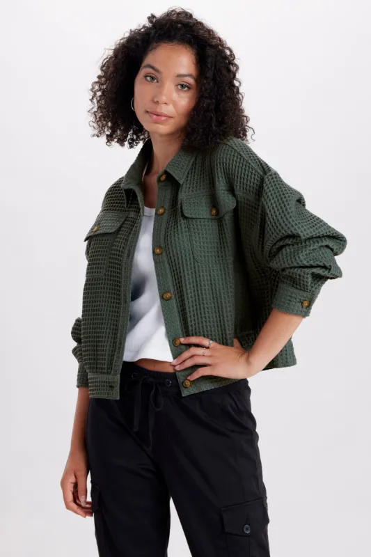 Sicily Lightweight Waffle Jacket sold by UNIONBAY