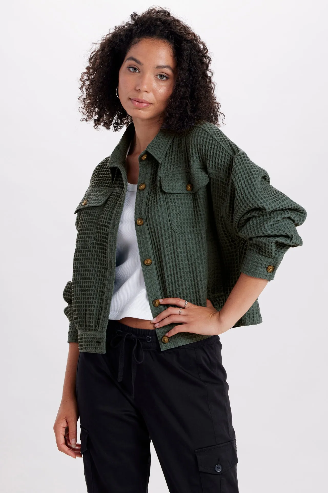 Sicily Lightweight Waffle Jacket sold by UNIONBAY