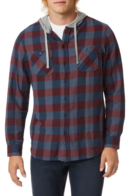 Switchback Flannel Hoodie sold by UNIONBAY
