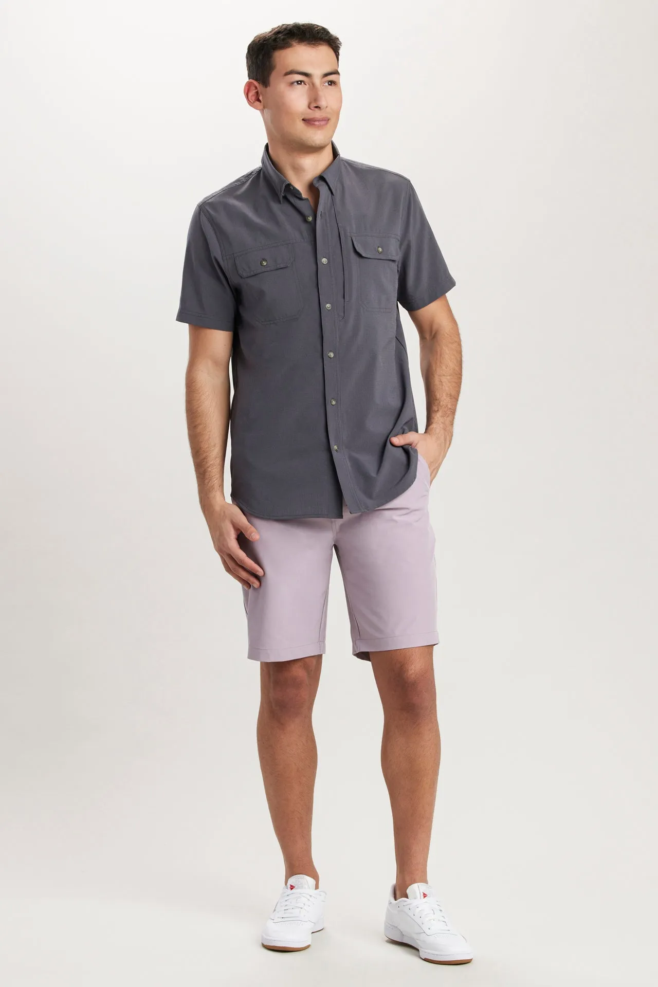 UB Tech Mesh Button-Up Shirt sold by UNIONBAY product image thumbnail 4