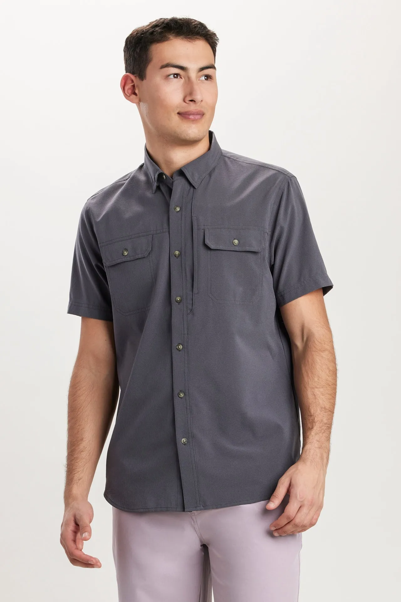 UB Tech Mesh Button-Up Shirt sold by UNIONBAY