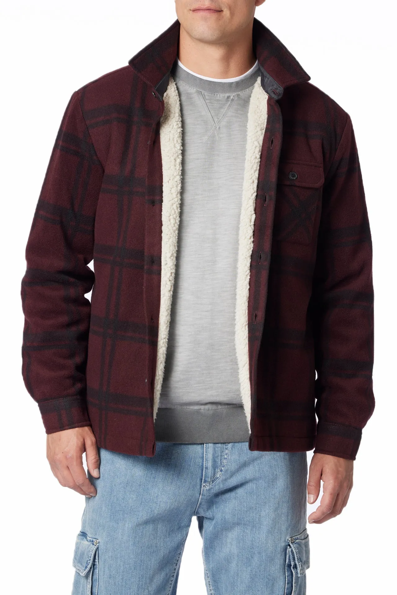 Woodsman Microfleece Shirt Jacket sold by UNIONBAY