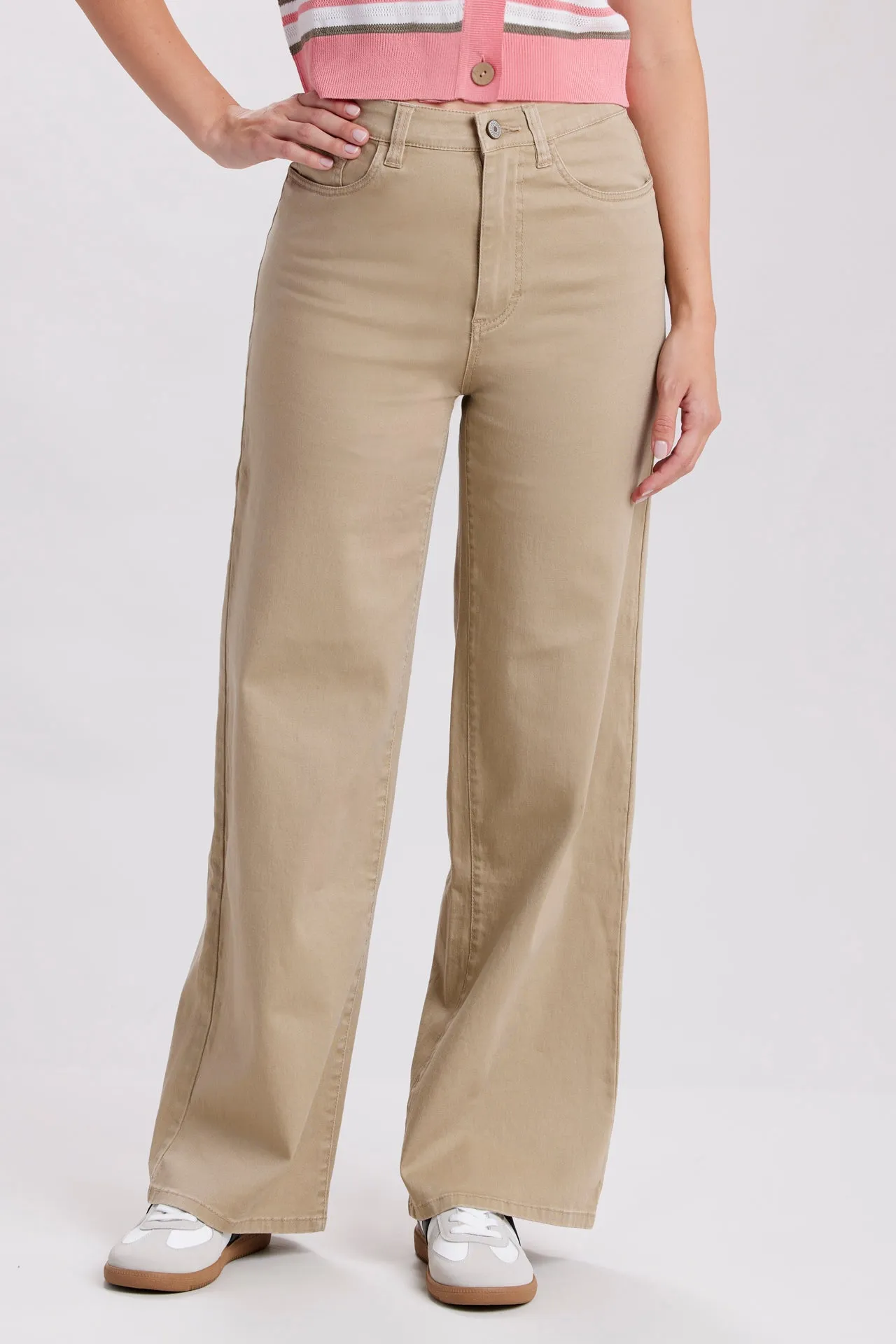 Sloane High-Rise Wide-Leg Pant sold by UNIONBAY