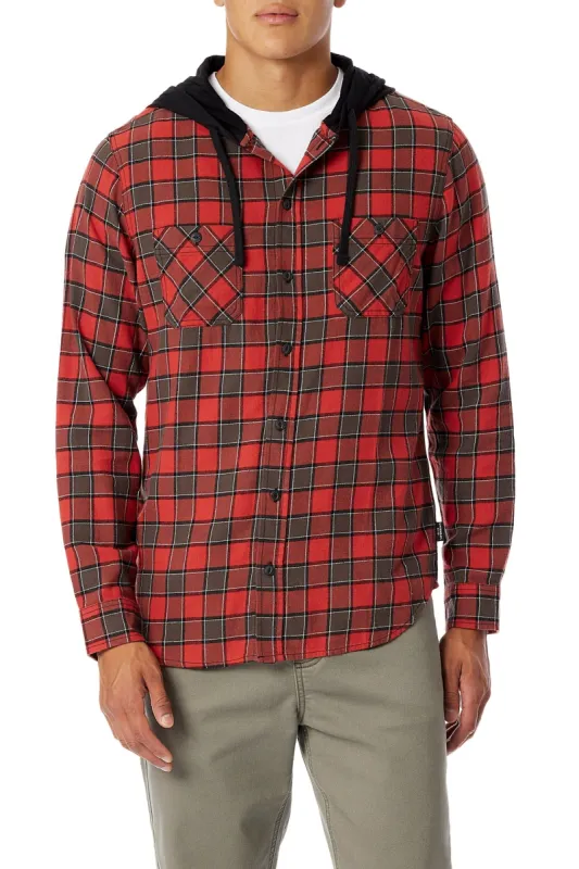 Switchback Flannel Hoodie - Reg and Big & Tall sold by UNIONBAY