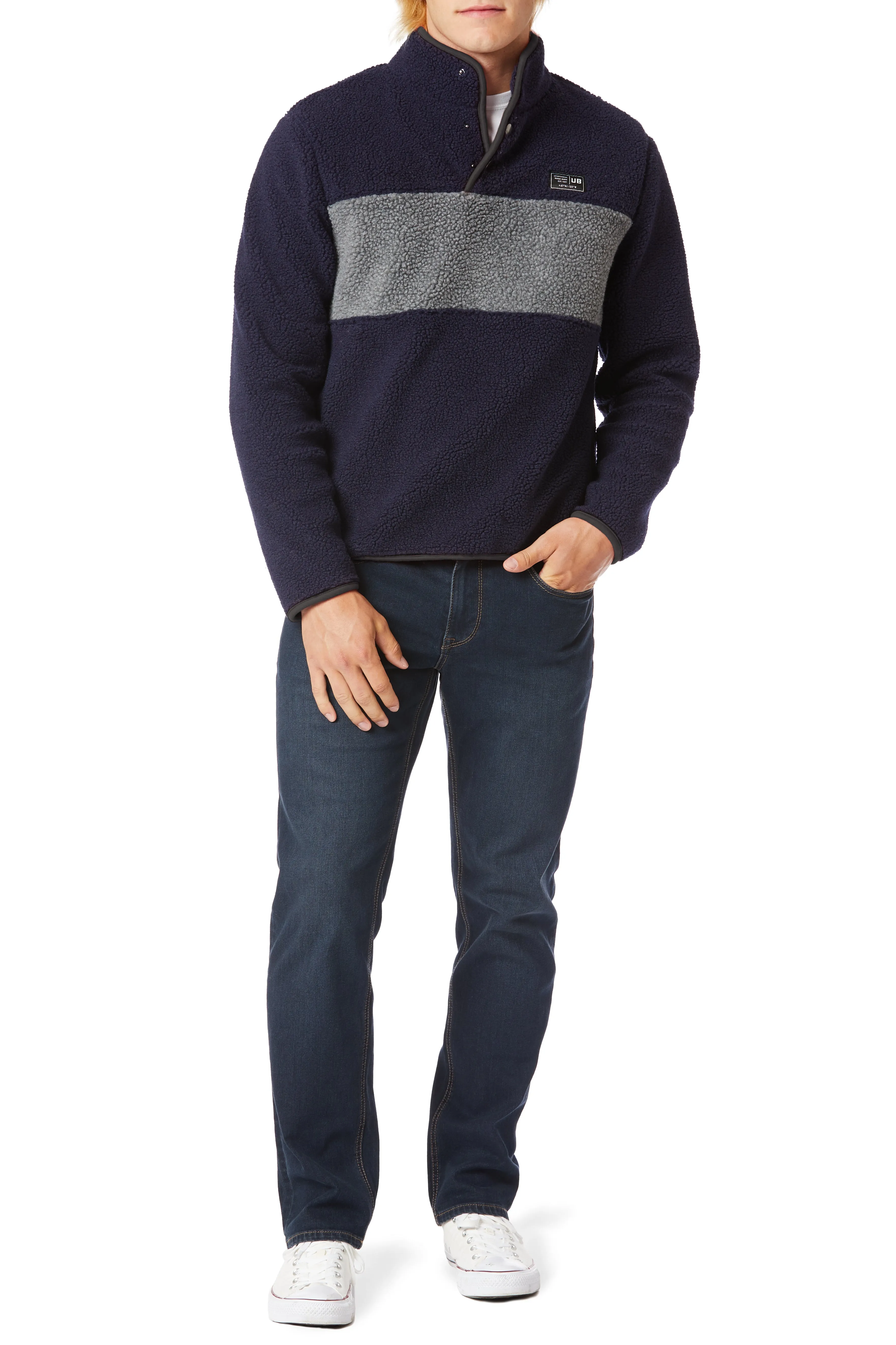 Zion Sherpa Mock Neck Fleece sold by UNIONBAY product image thumbnail 2