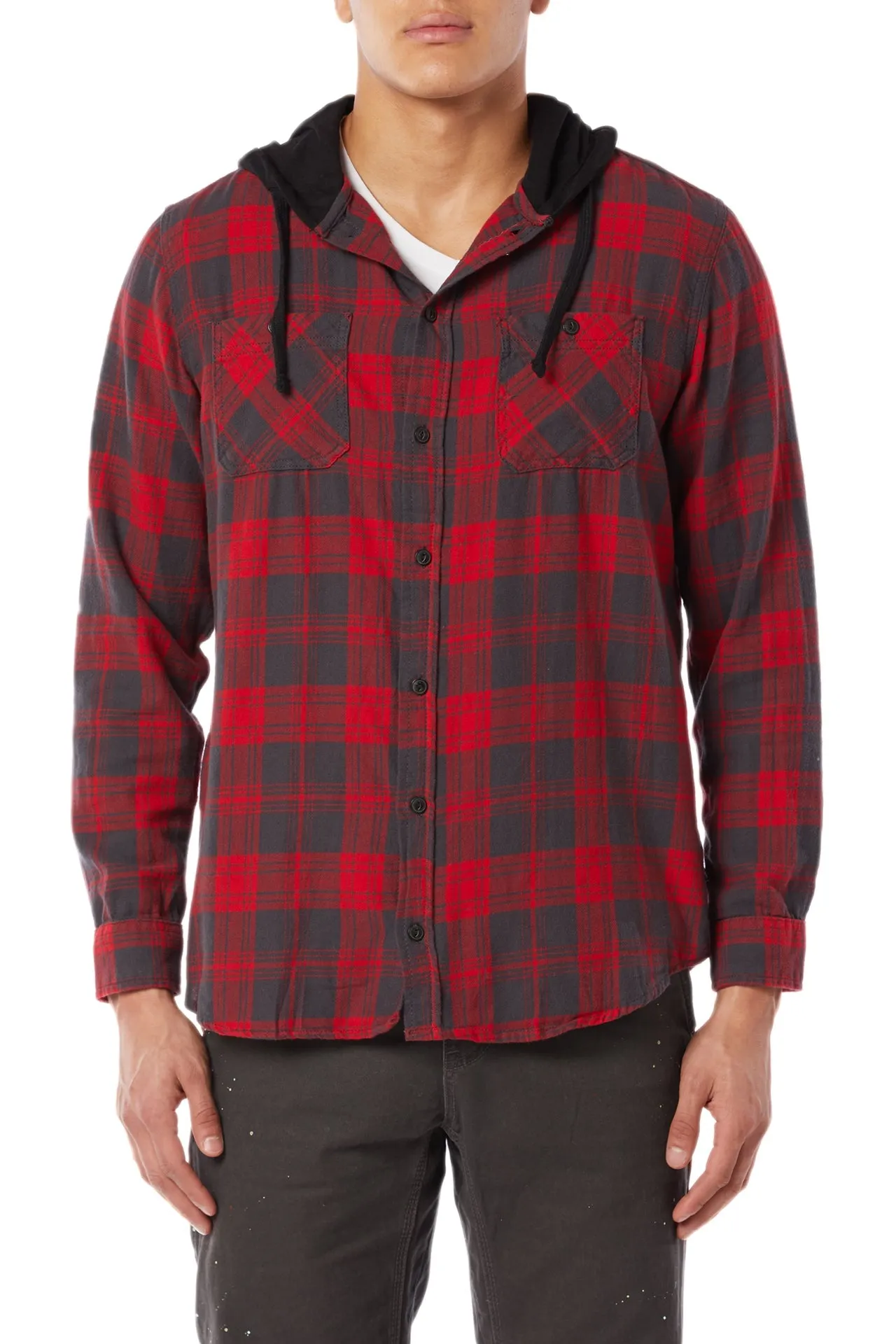 Graphic Switchback Flannel Hoodie sold by UNIONBAY product image thumbnail 2