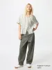 Uniqlo - Linen Cotton Tapered Trousers (longer) - Olive sold by Uniqlo