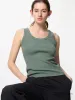 Uniqlo - Soft Ribbed Vest Top - White - XXS sold by Uniqlo