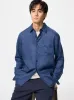Men's Premium Linen Shirt | Black | XL | UNIQLO US sold by Uniqlo