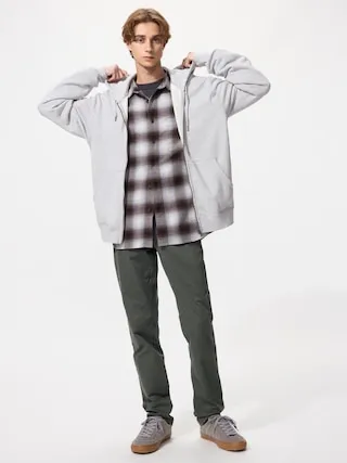 Men's Slim Chino Pants | Navy | 27 inch | UNIQLO US sold by Uniqlo