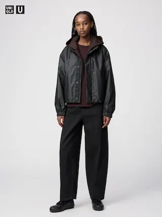 Women's Barrel Pants Black 27 inch UNIQLO US sold by Uniqlo