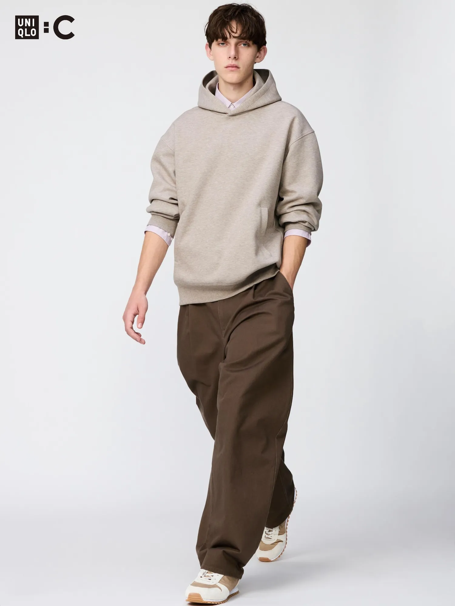 UNIQLO Men's Barrel Pants, Black, Medium, 100% Cotton sold by Uniqlo