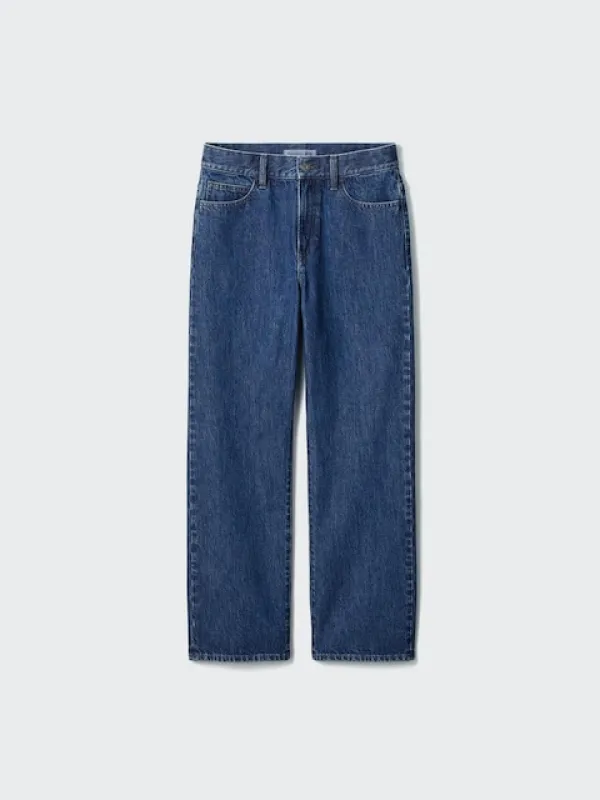 Uniqlo - Straight Jeans - Blue - 29inch made by Uniqlo