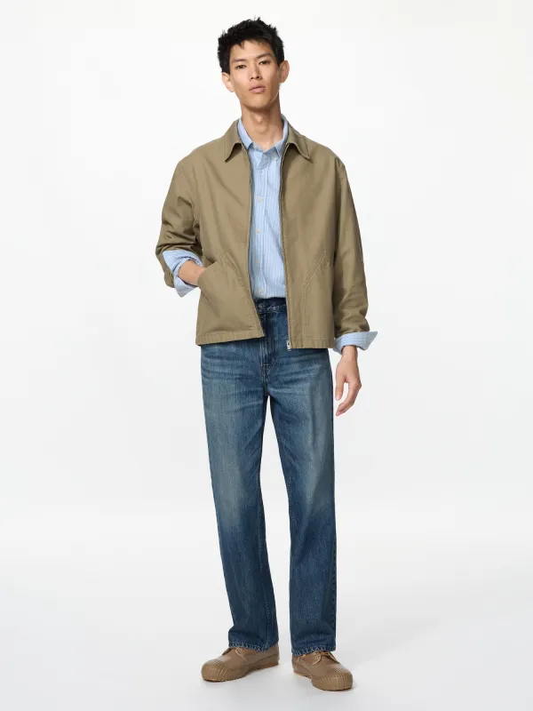 UNIQLO Men's Straight Jeans, Blue, 29 inch, 100% Cotton made by Uniqlo