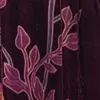 Unique Vintage Plus Size 1970s Purple Floral Burnout Velvet Maxi Dress sold by Unique Vintage