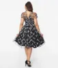 Unique Vintage Black Bats Garden State Swing Dress sold by Unique Vintage
