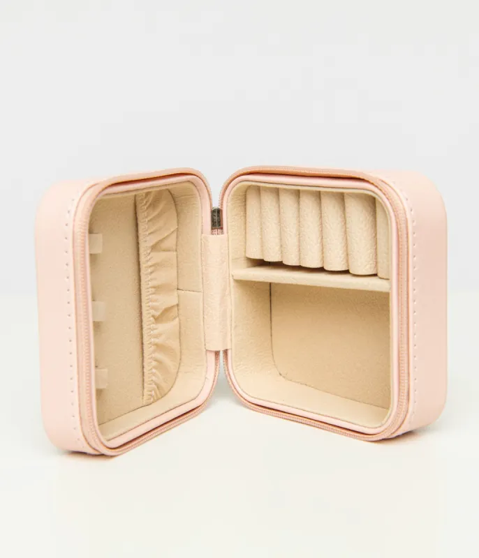 Light Pink Matte Christina Jewelry Case sold by Unique Vintage