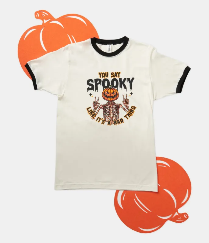 You Say Spooky Unisex Graphic Tee sold by Unique Vintage