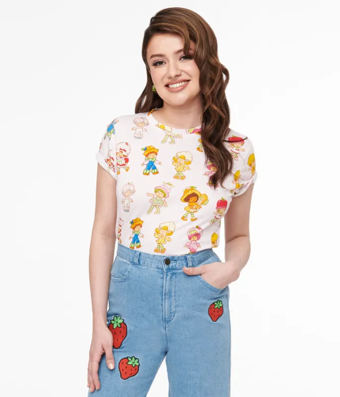 Cakeworthy Strawberry Shortcake Unisex Graphic Tee sold by Unique Vintage