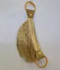 1920s Gold Beaded Fringe Wristlet sold by Unique Vintage