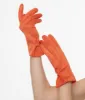 Unique Vintage 1950s Orange Suede Gloves sold by Unique Vintage