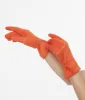 Unique Vintage 1950s Orange Suede Gloves sold by Unique Vintage