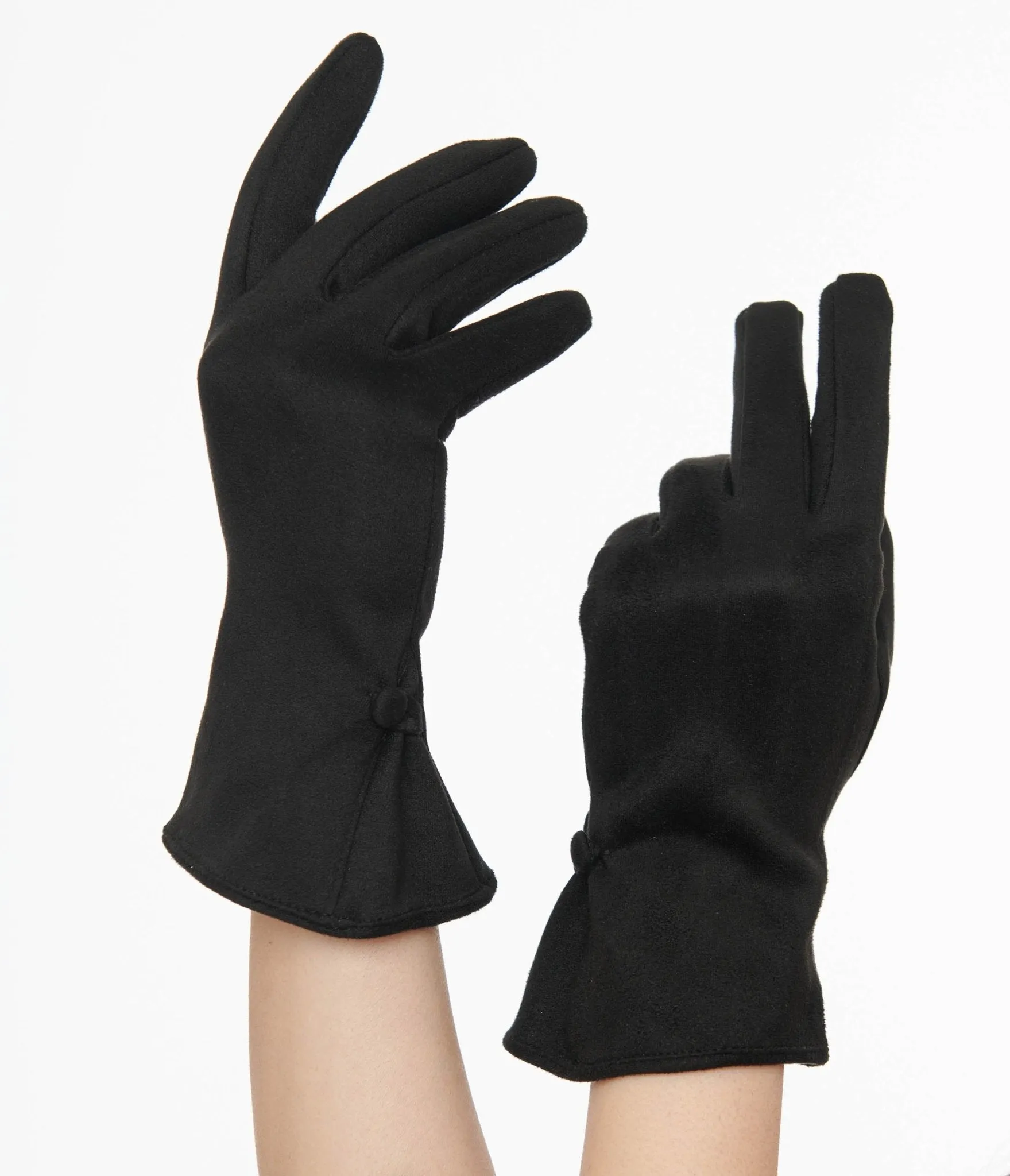 Unique Vintage 1950s Black Driving Gloves sold by Unique Vintage product image thumbnail 2