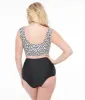 Cheetah Print & Black Swim Set sold by Unique Vintage