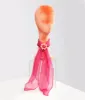 Miracle Eye 1960s Orange Daisy Scarf Slide sold by Unique Vintage