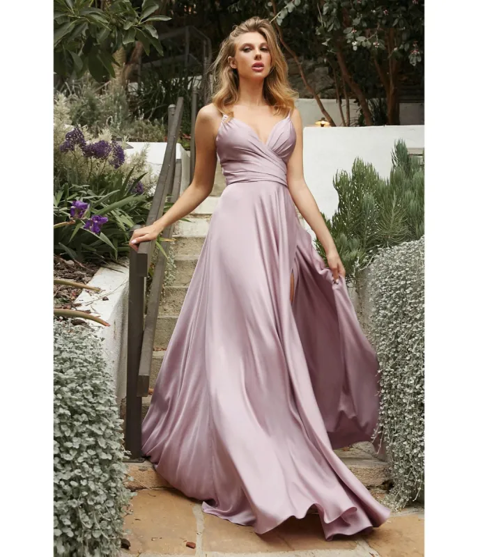 Cinderella Divine  Mauve Sweetheart Satin Enchanted Bridesmaid Dress sold by Unique Vintage