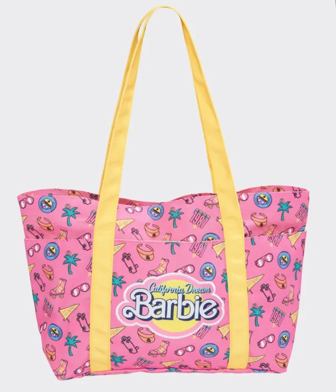 Cakeworthy Barbie California Dream Tote Bag sold by Unique Vintage