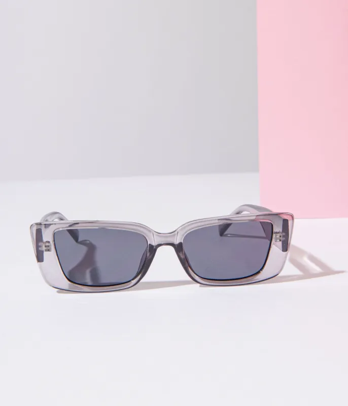 Clear Grey & Black Tint Sunglasses sold by Unique Vintage