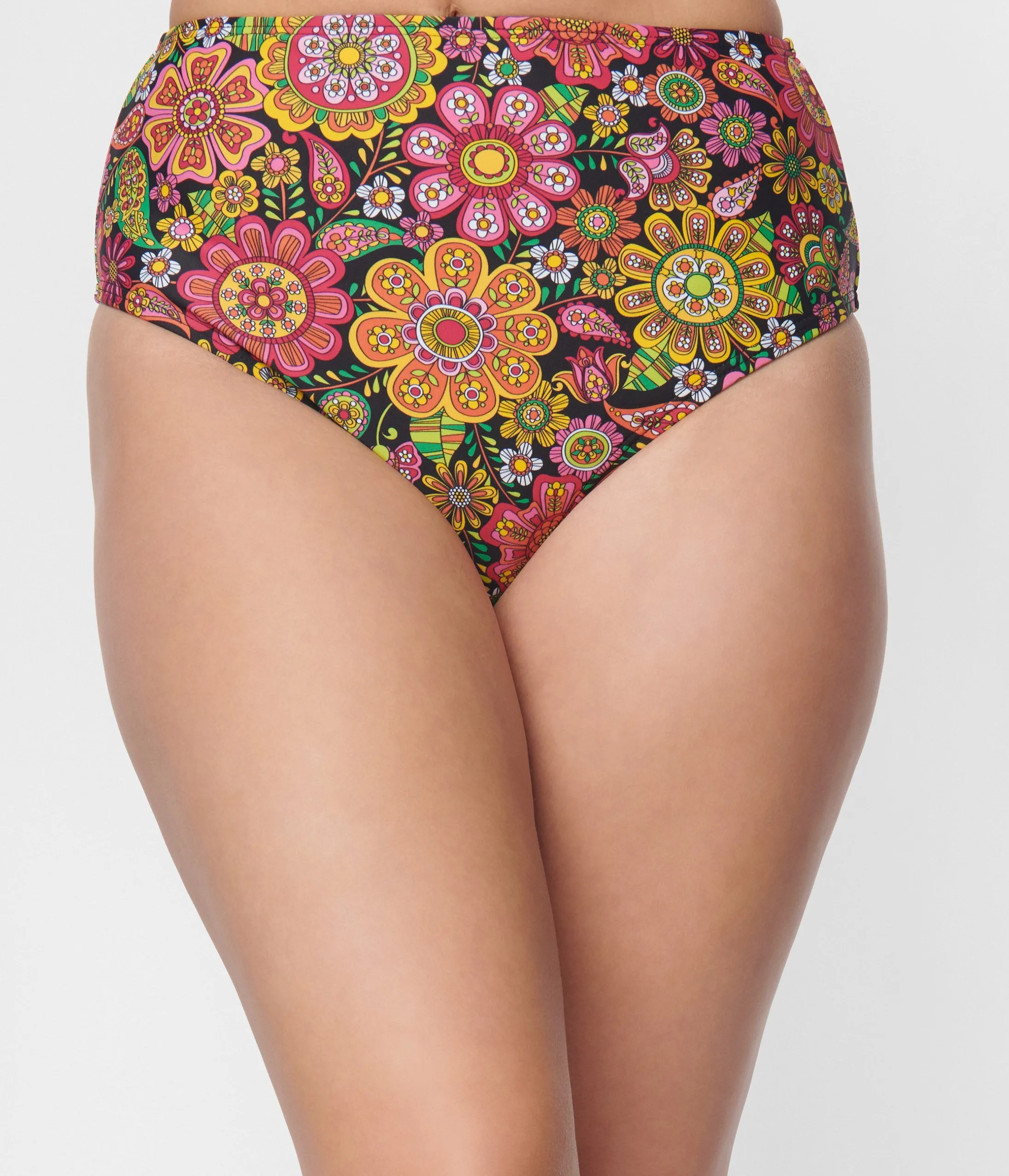 Unique Vintage 1960s Kaleidoscope Floral Daphne Swim Bottoms sold by Unique Vintage product image thumbnail 2