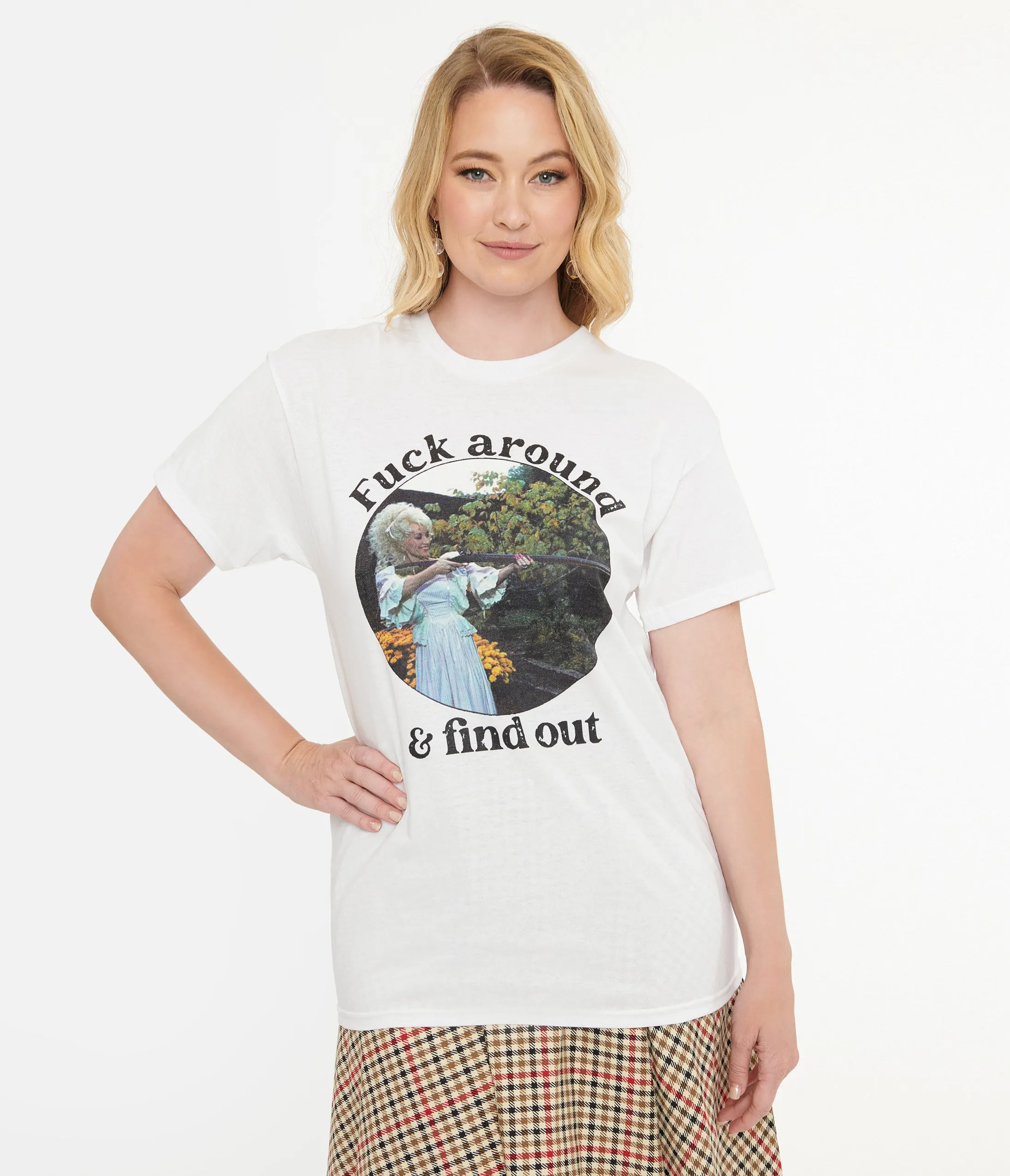 Dolly Parton Fuck Around & Find Out Unisex Graphic Tee sold by Unique Vintage product image thumbnail 3