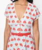 Unique Vintage Framed Hearts Print Swing Dress sold by Unique Vintage