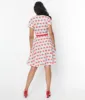 Unique Vintage Framed Hearts Print Swing Dress sold by Unique Vintage
