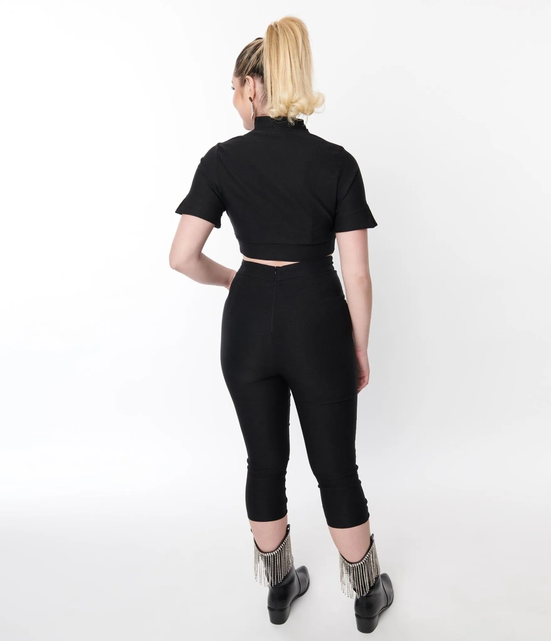 Black & White Cantarito Capri sold by Unique Vintage product image thumbnail 3