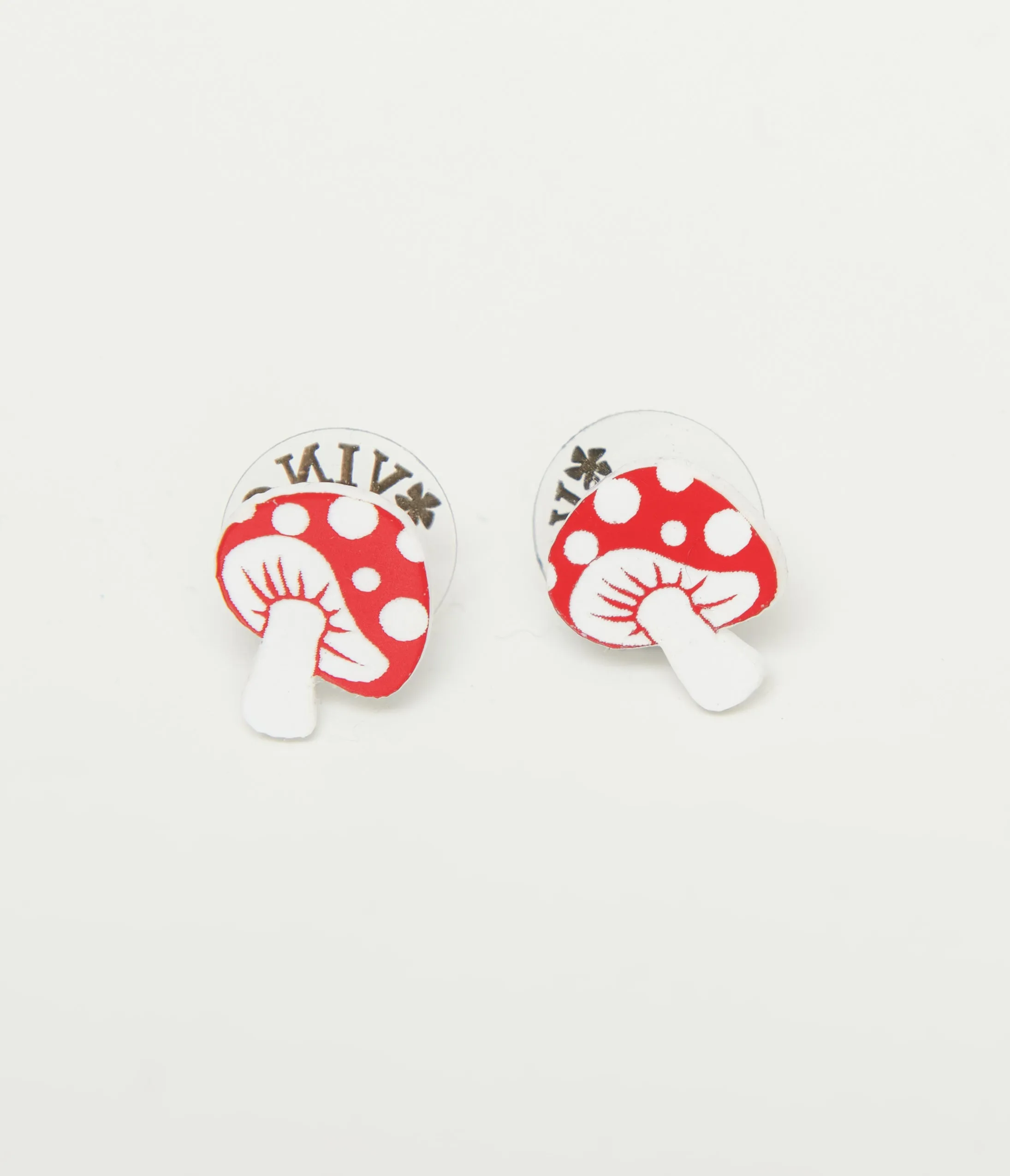 Red & White Mushroom Earrings sold by Unique Vintage product image thumbnail 3
