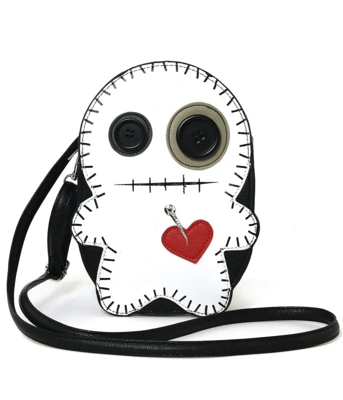 Stitched Voodoo Doll Crossbody Bag sold by Unique Vintage