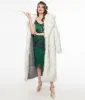 Grey Long Faux Fur Coat sold by Unique Vintage