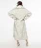 Grey Long Faux Fur Coat sold by Unique Vintage