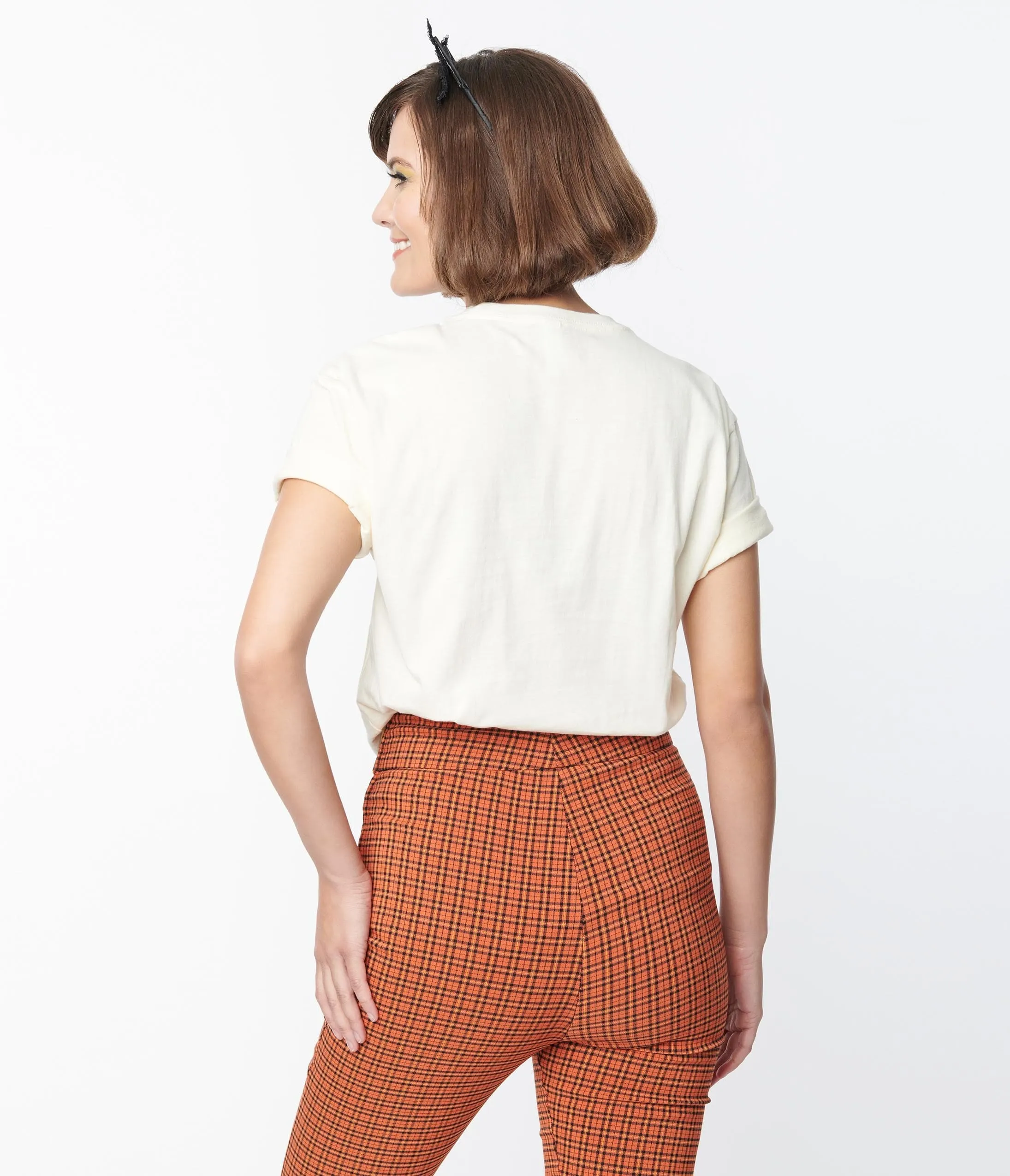 Cream Jazz Cats Unisex Graphic Tee sold by Unique Vintage product image thumbnail 2