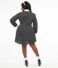 Hell Bunny Plus Size 1960s Black & White Polka Dot Naomi Mini Dress sold by Unique Vintage